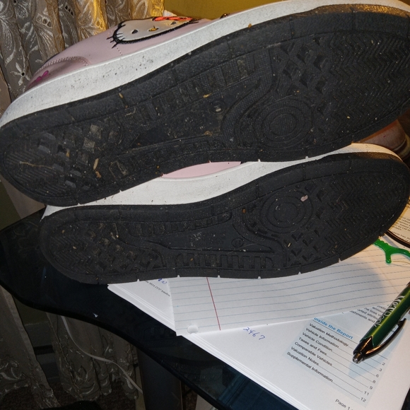 Hello Kitty Pink and Black Women's Sneakers - Picture 4 of 6